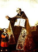 Francisco de Zurbaran romaan and st. barulo oil on canvas